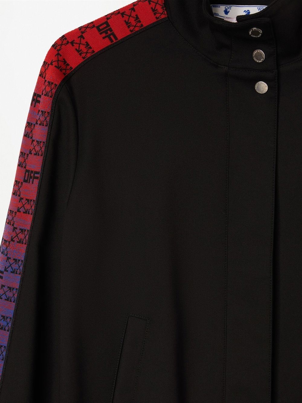 monogram-band track jacket - 5