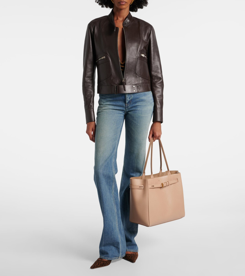 TOM FORD Audrey Medium leather tote bag outlook