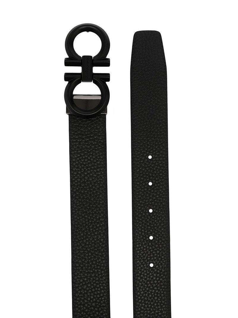 FERRAGAMO reversible and adjustable Gancini belt outlook