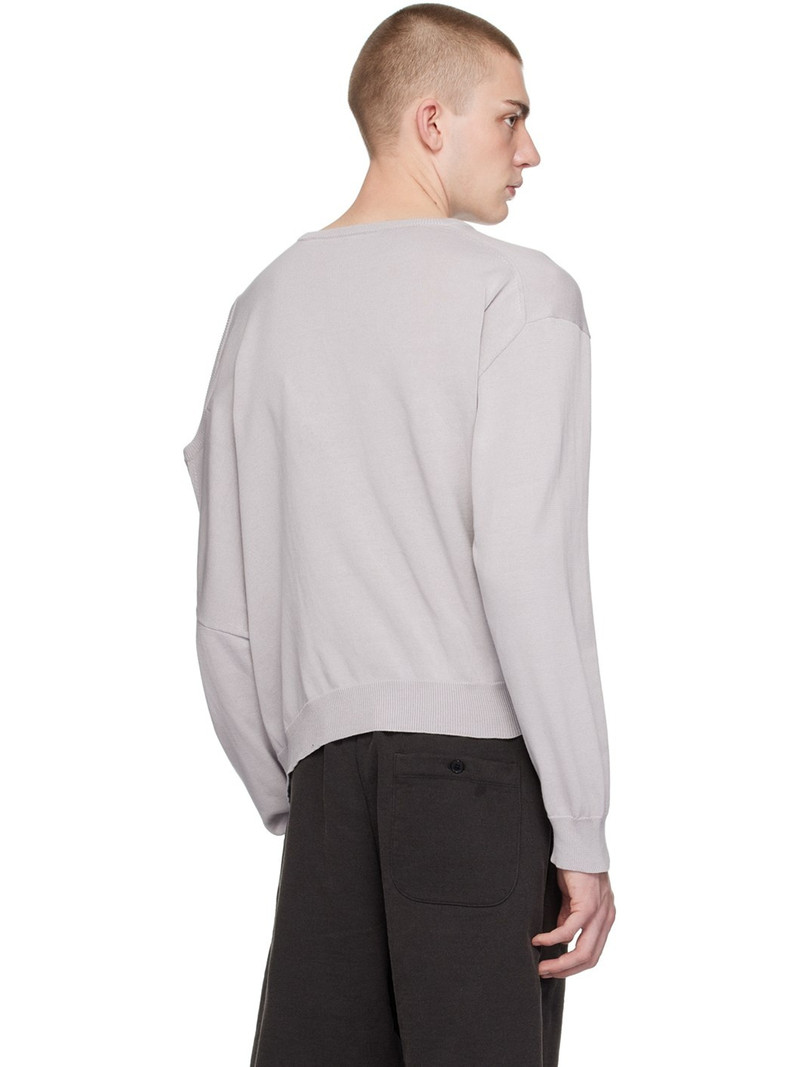 Gray AI Image Generation Mistake Cardigan 3