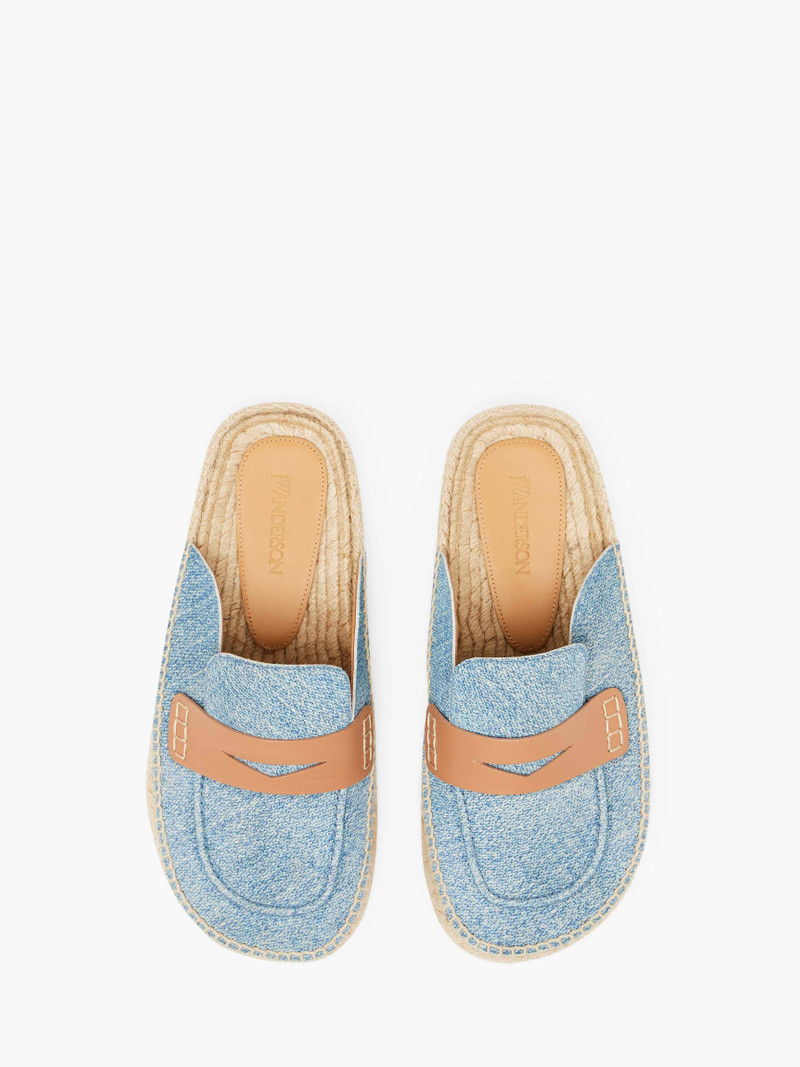 SUEDE ESPADRILLE LOAFER MULES 4