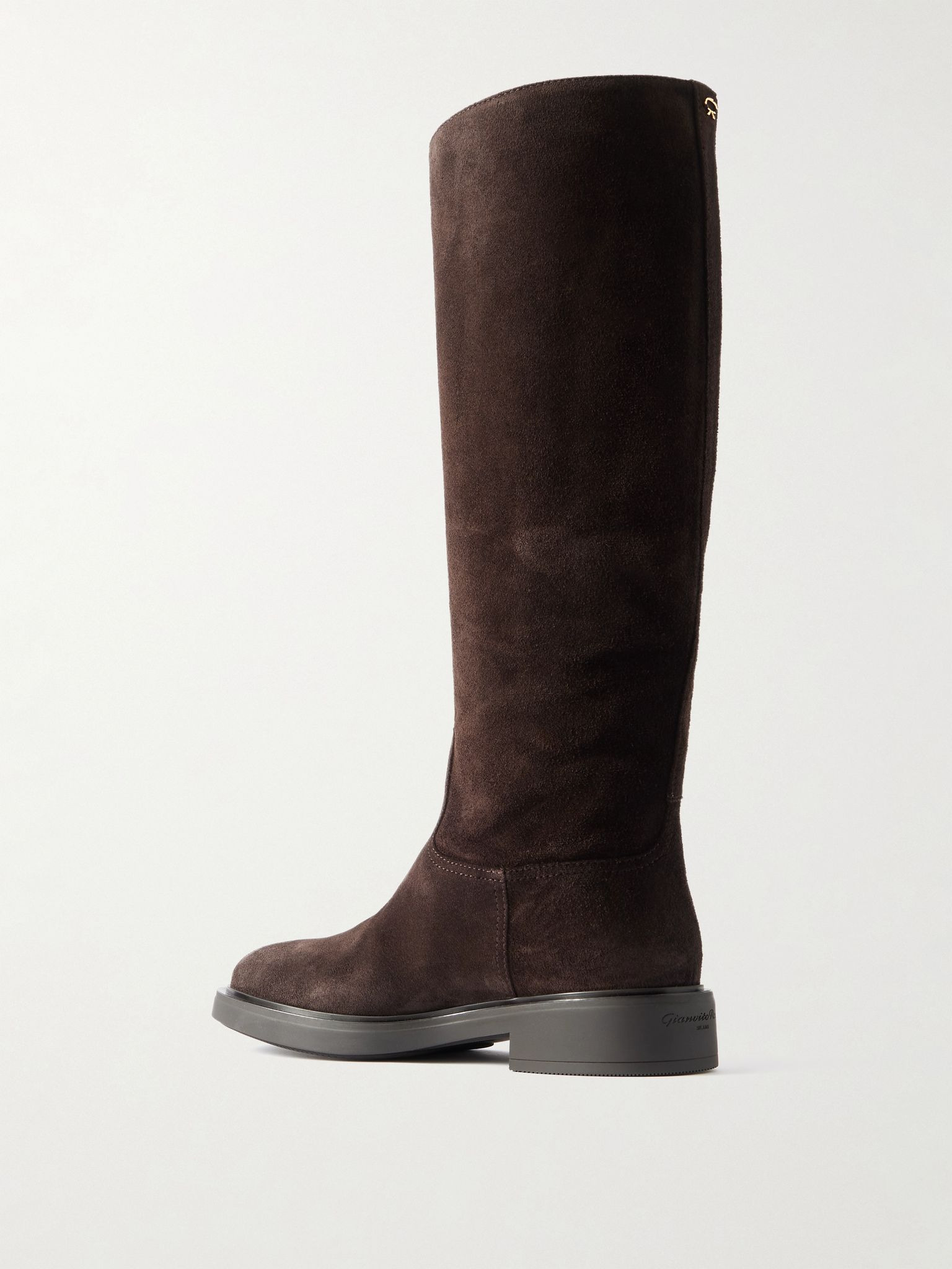 Ascott 20 suede knee boots Chocolate - 3