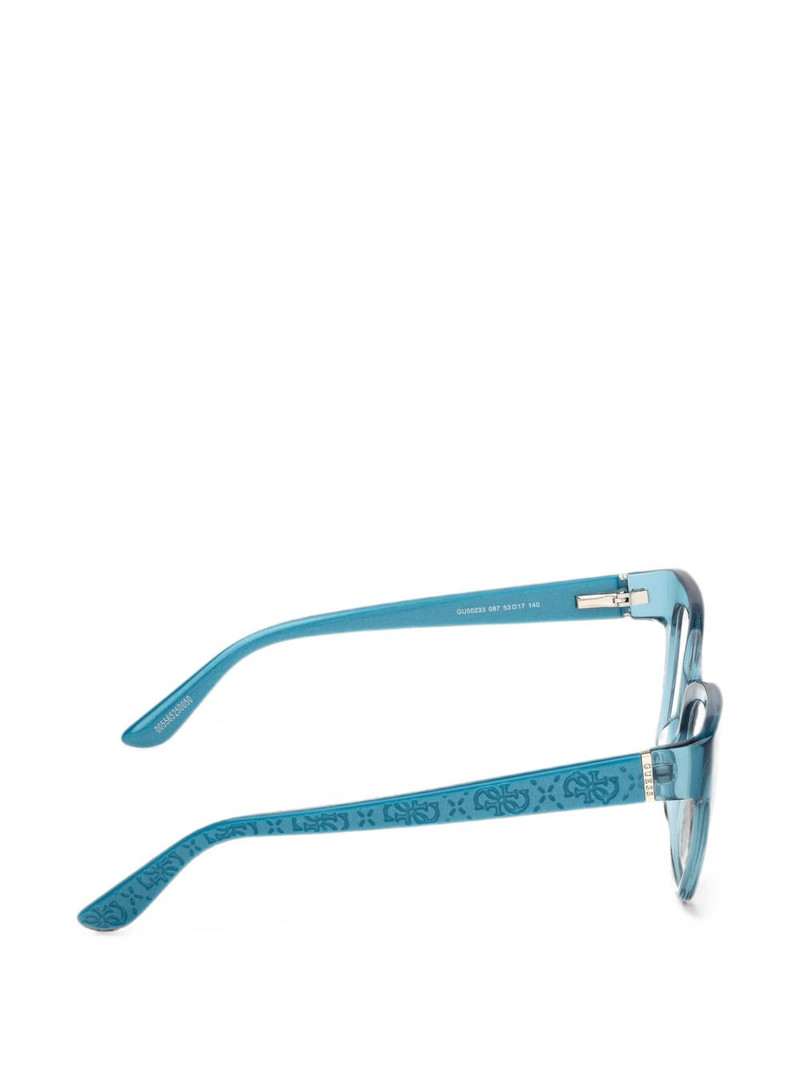 logo-embossed cat-eye glasses 3