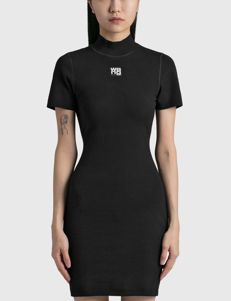 MOCK NECK T-SHIRT DRESS 1