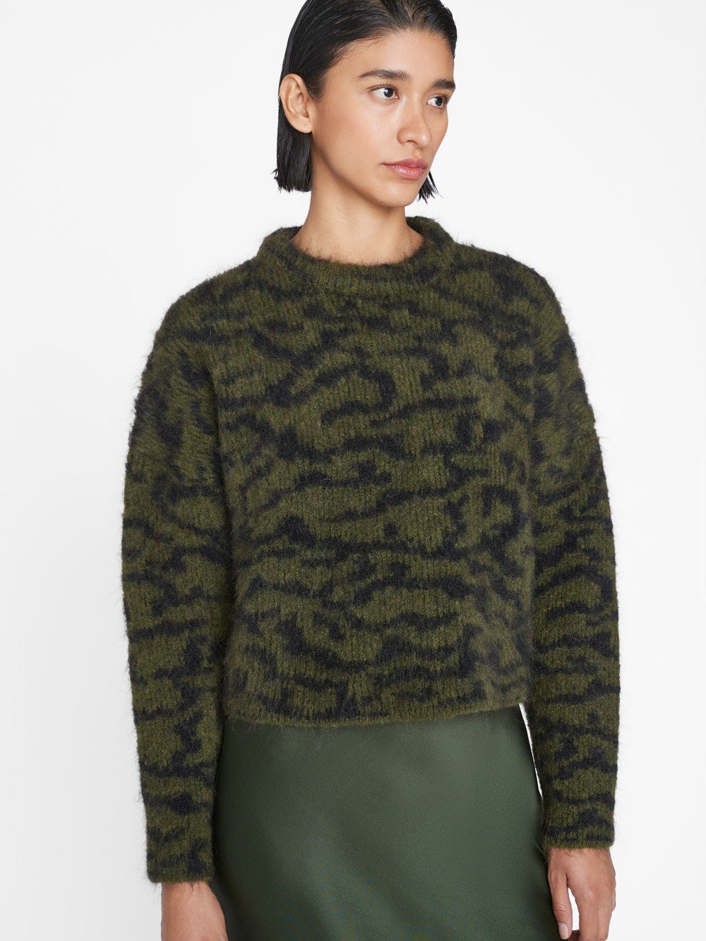 Abstract Jacquard Crew in Surplus Multi - 5