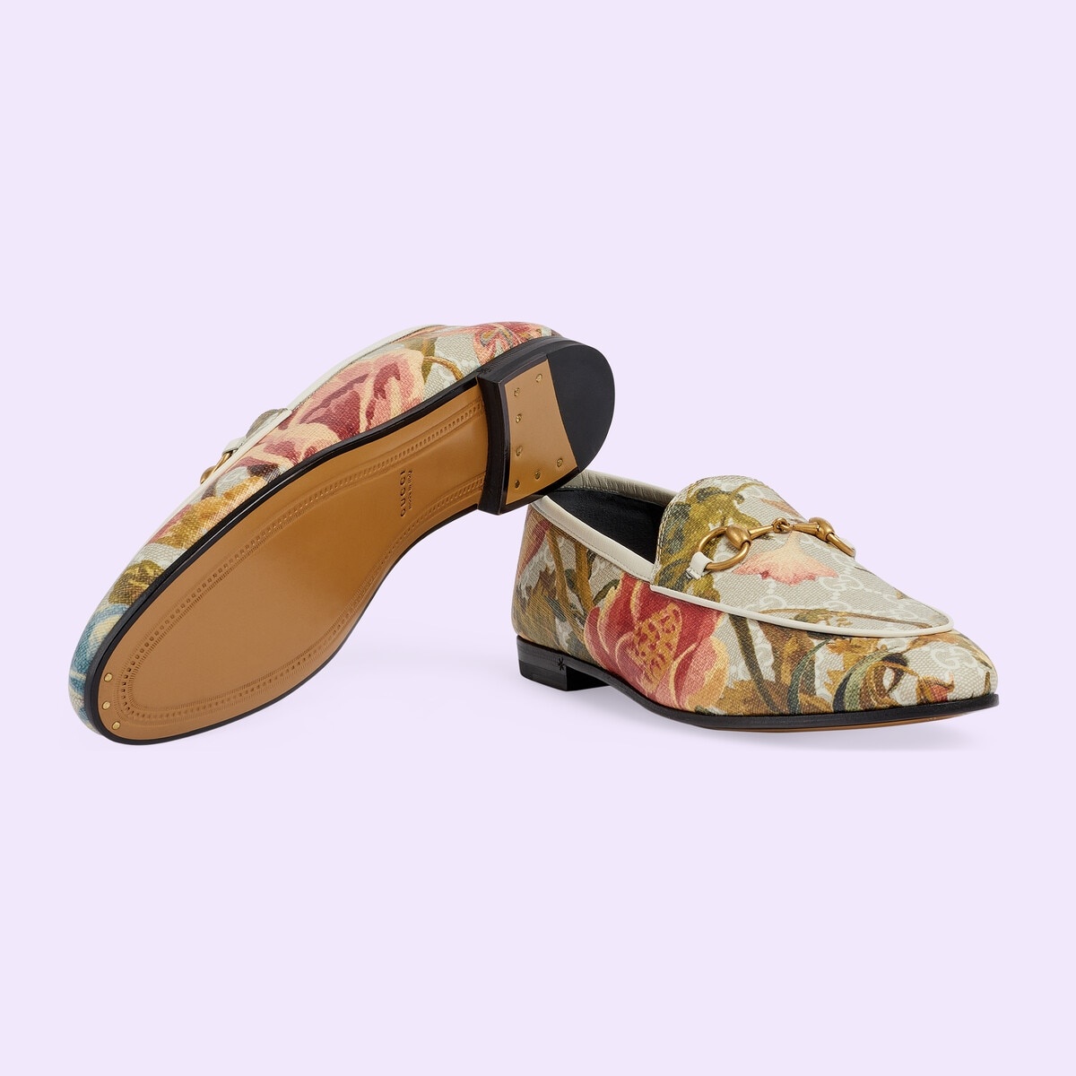 Women's Gucci Jordaan GG Flora loafer - 6