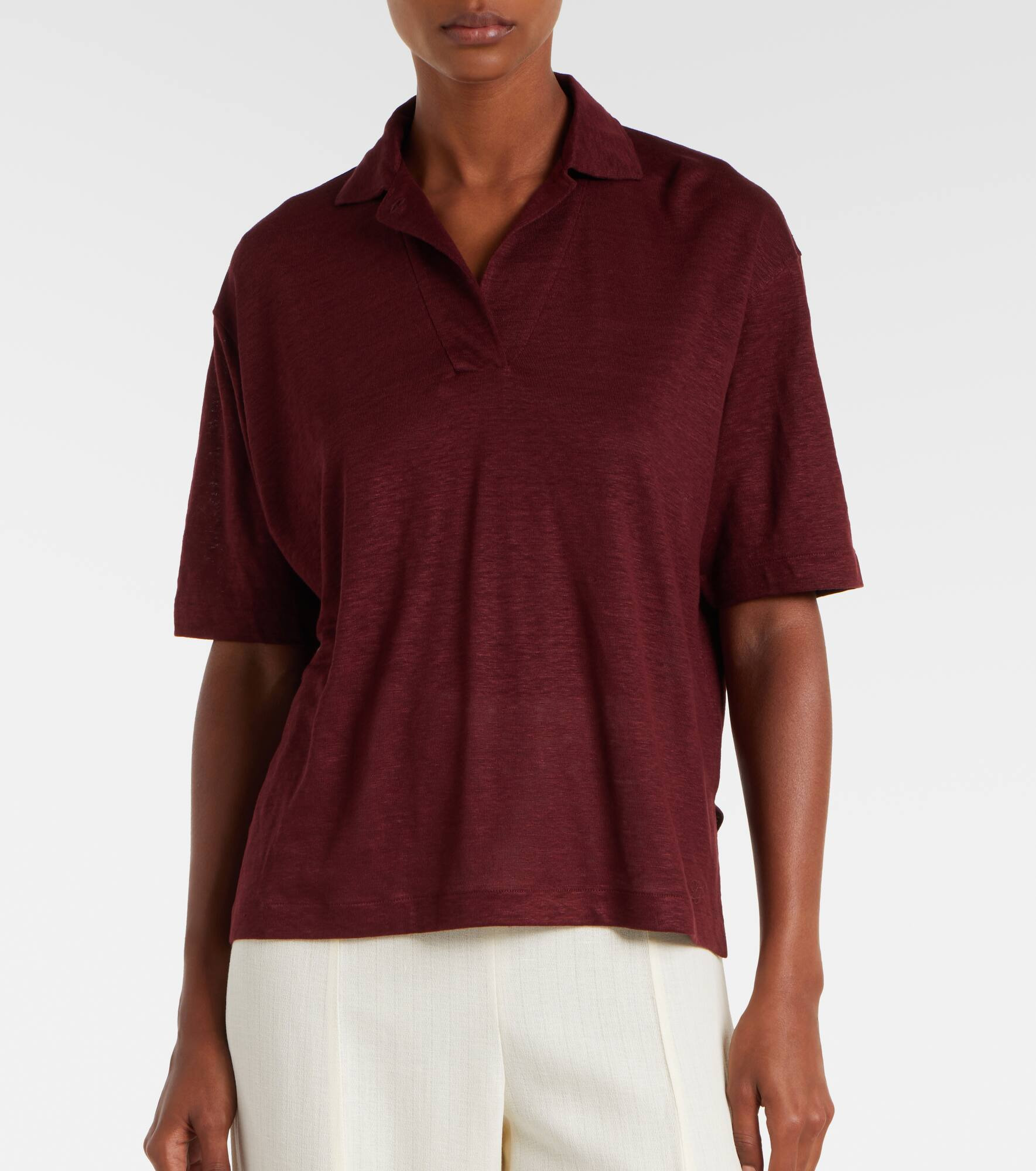 Gargano linen polo shirt - 5