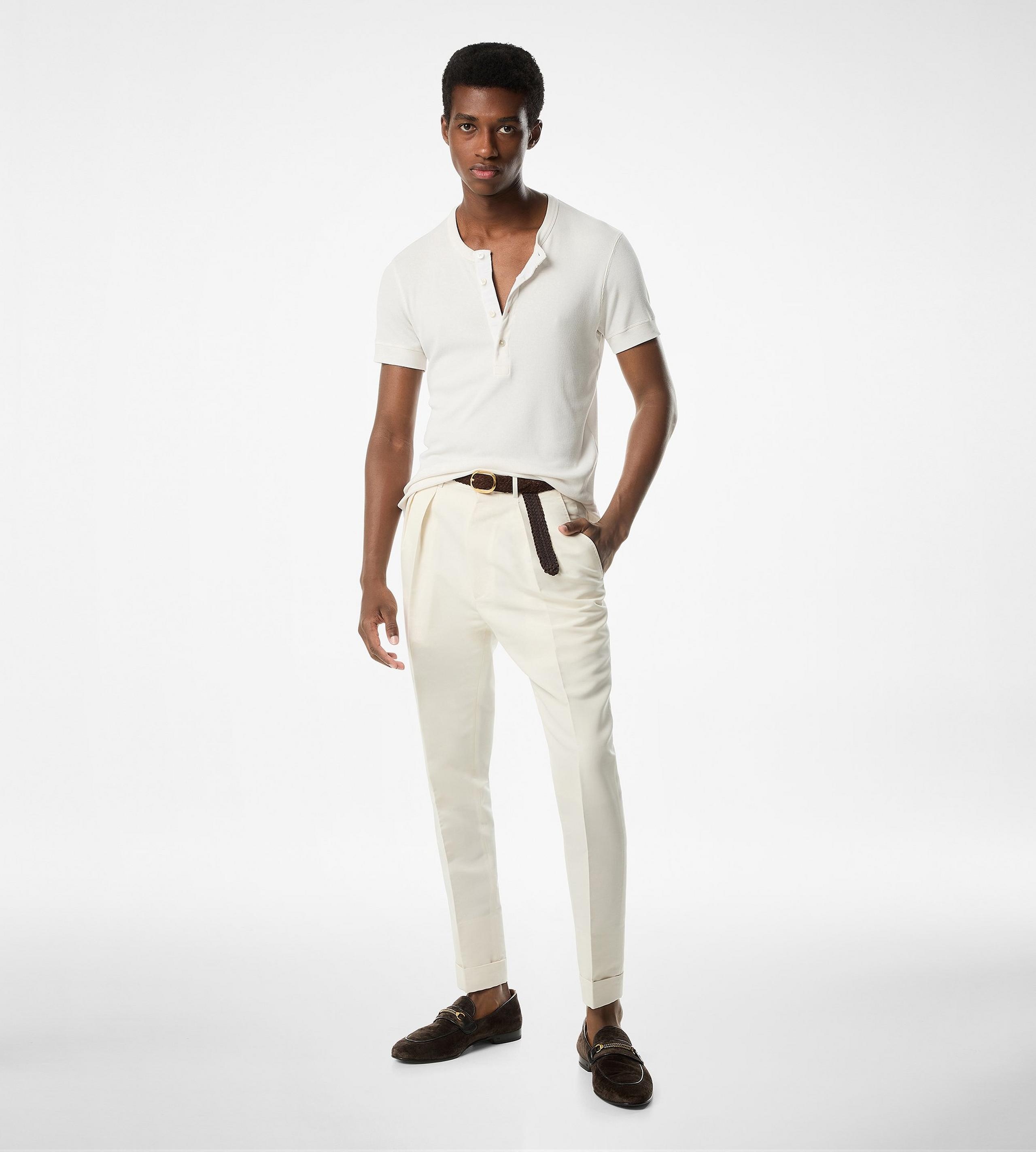 LYOCELL COTTON RIB HENLEY - 2