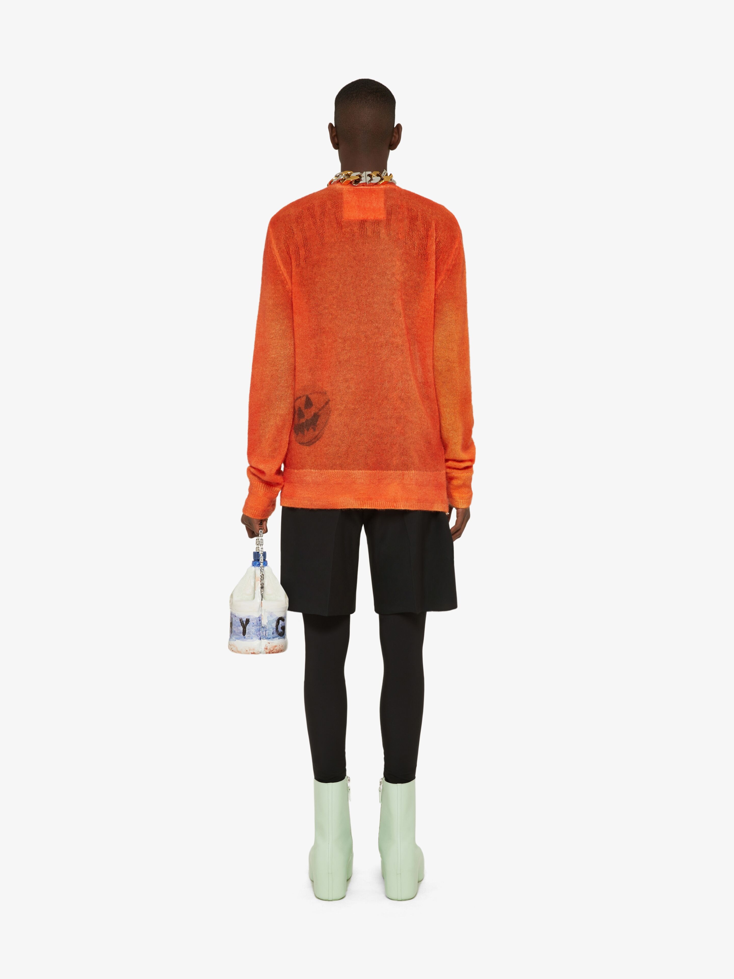 SWEATER IN WOOL AND MOHAIR WITH CERAMICS PRINTS - 4