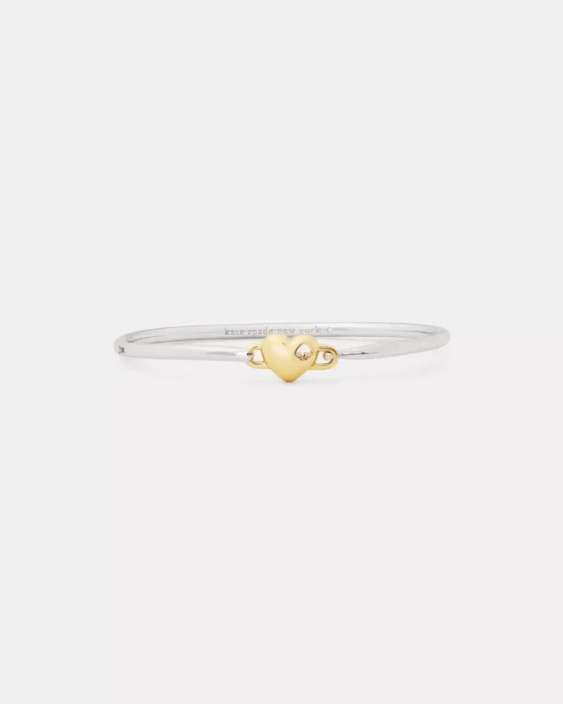 Heart And Spade Thin Bangle - 1