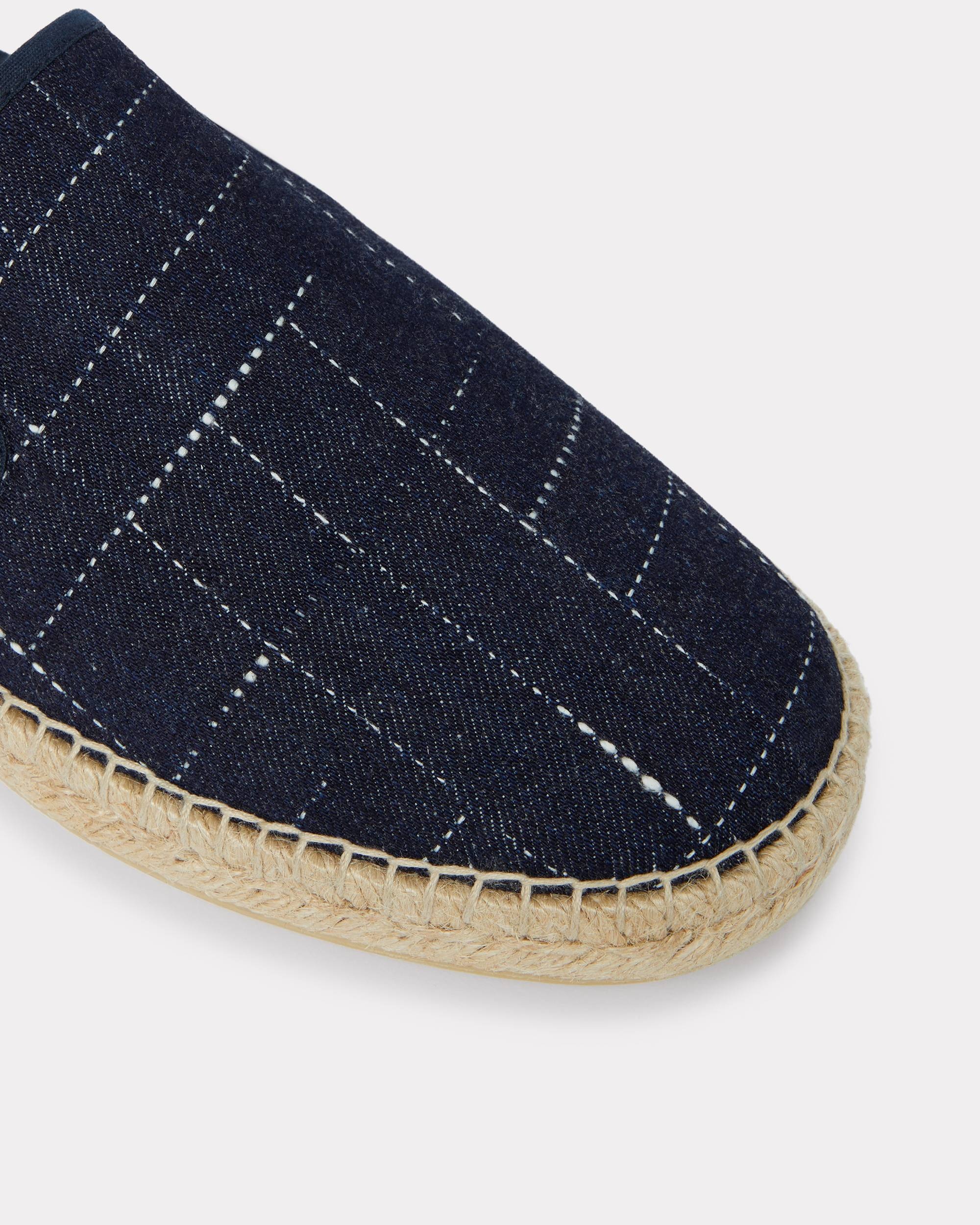 'KENZO Weave' espadrilles in denim - 4
