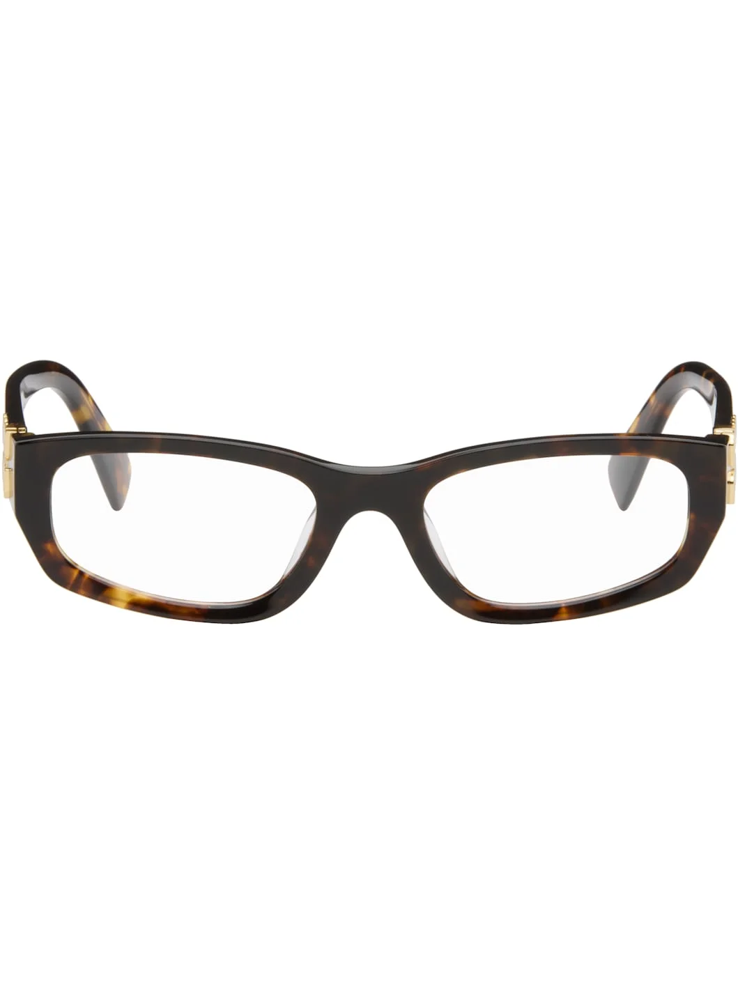 Brown Rectangle Glasses - 1