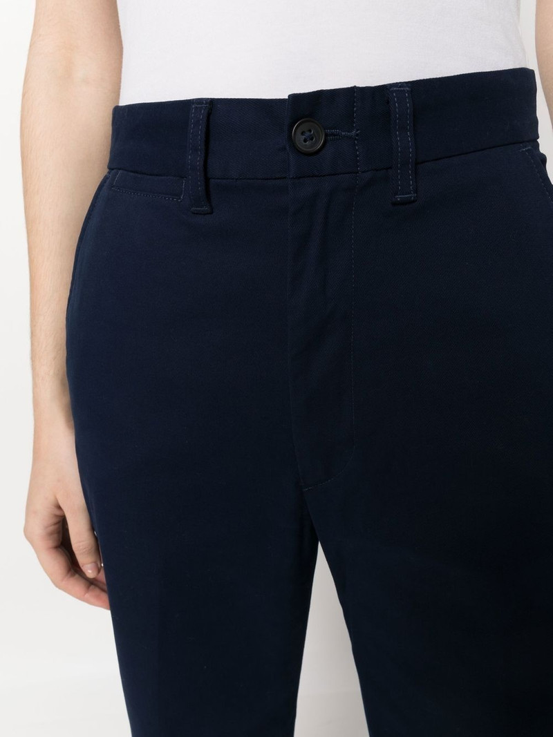 wide-leg cropped chinos 5
