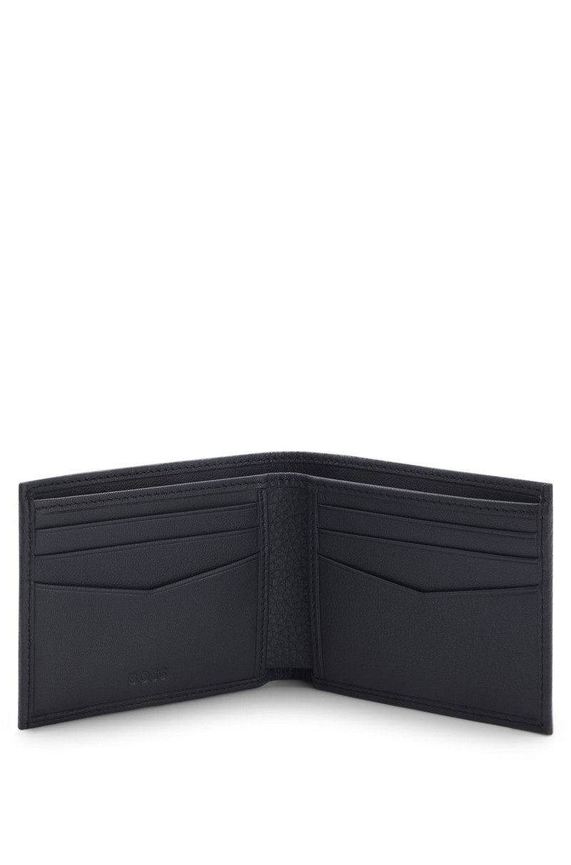BOSS LOGO-LETTERING CARD HOLDER IN ITALIAN LEATHER outlook
