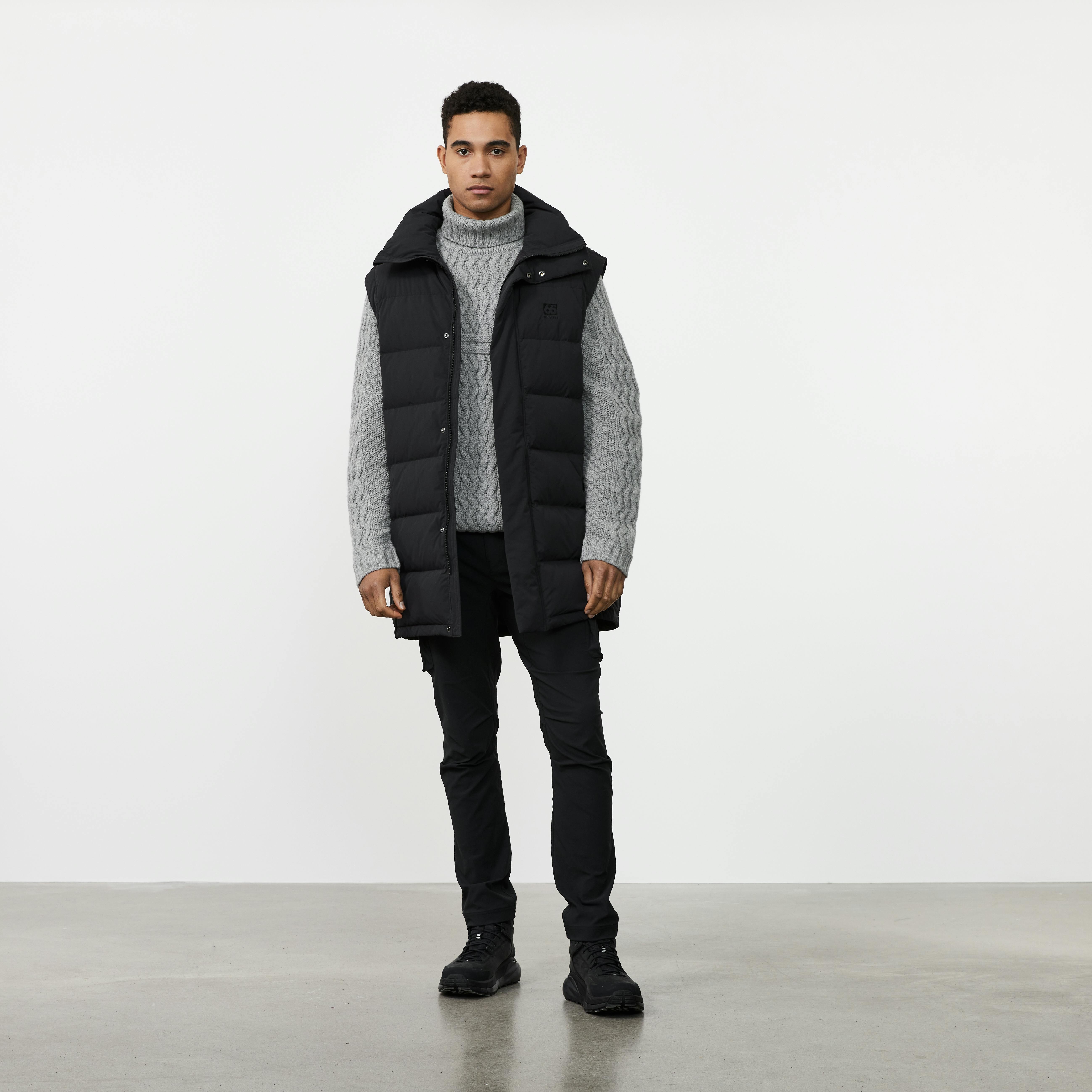 Krafla Long-length down vest (Unisex) - 2