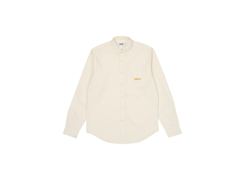 PALACE OXFORD SHIRT SOFT WHITE - 1