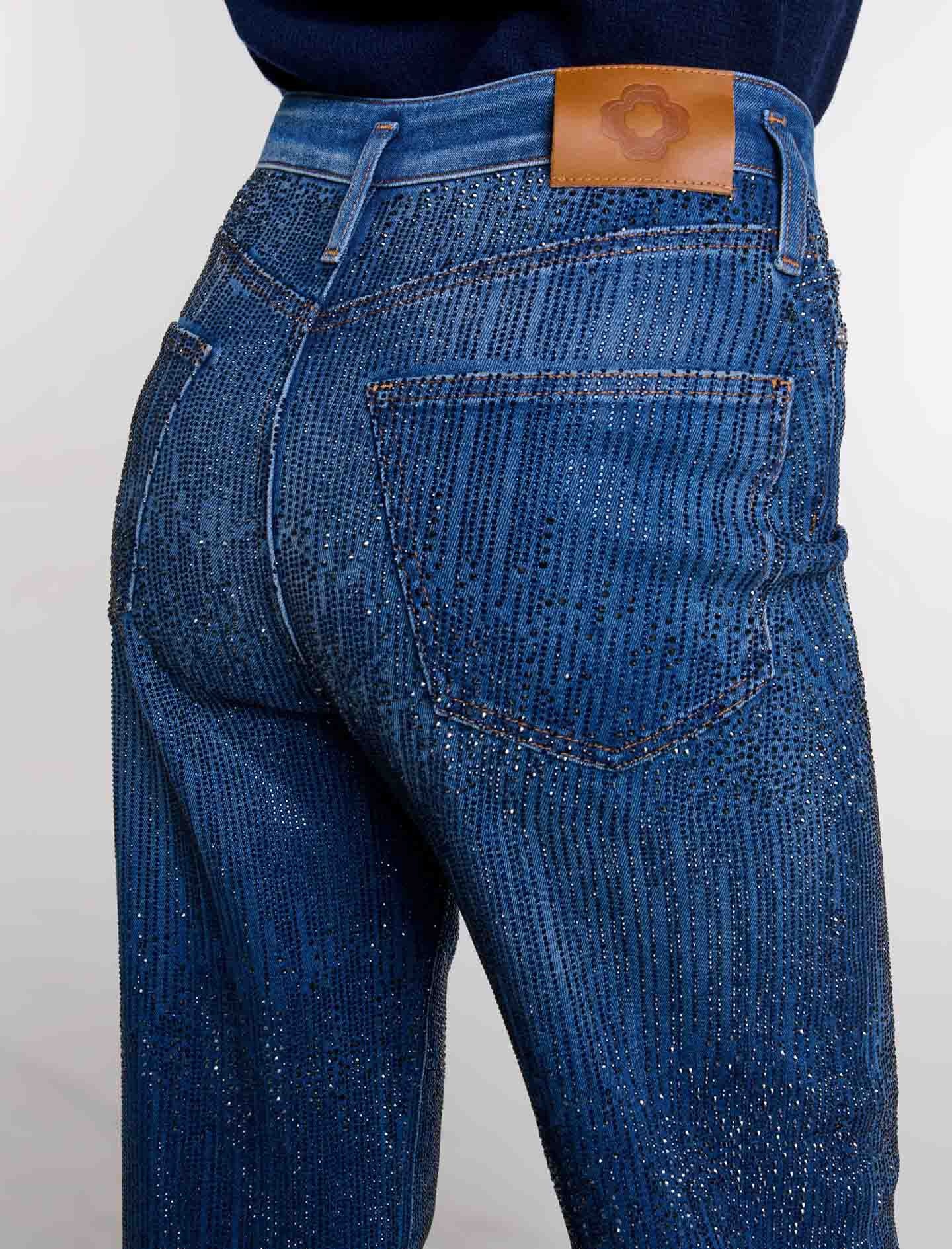 Rhinestone jeans - 7