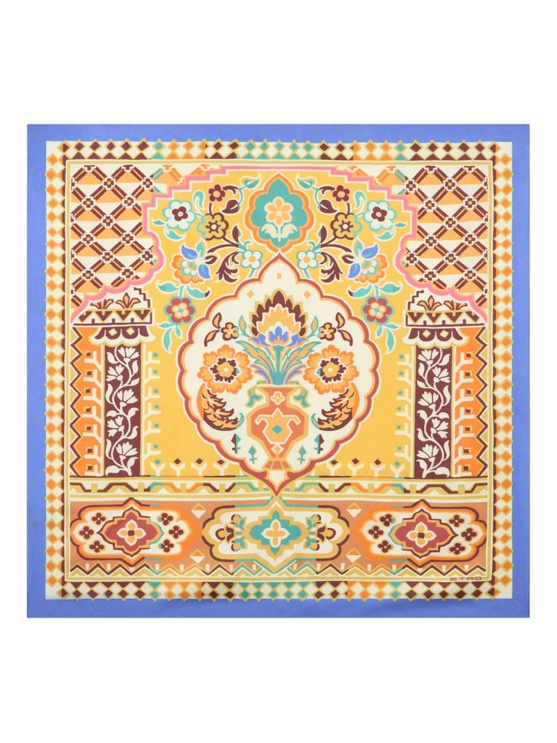printed silk scarf 1