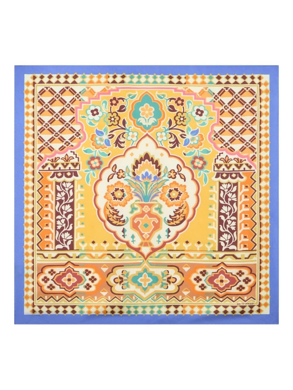 printed silk scarf - 1