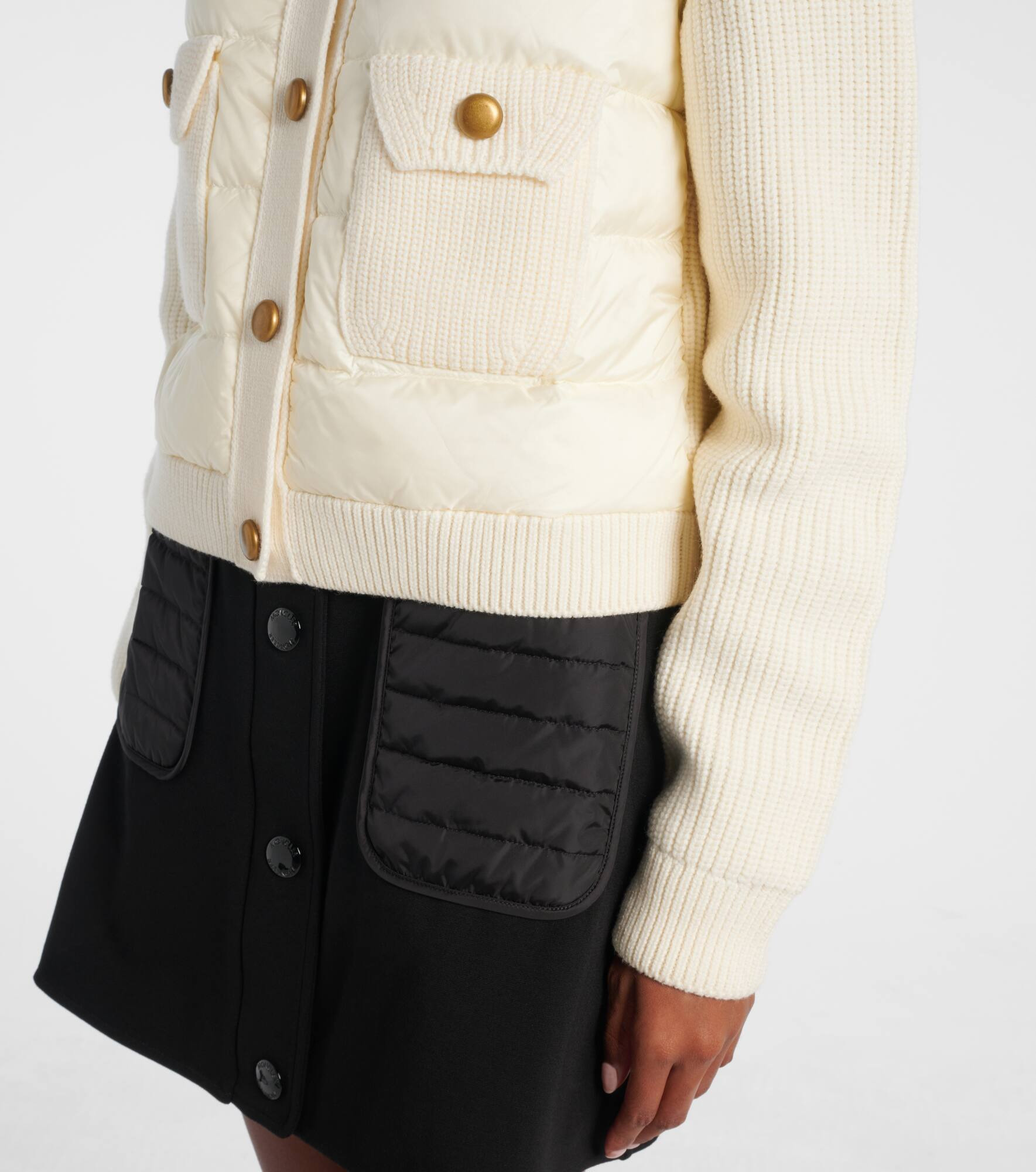 Down-paneled cardigan - 5