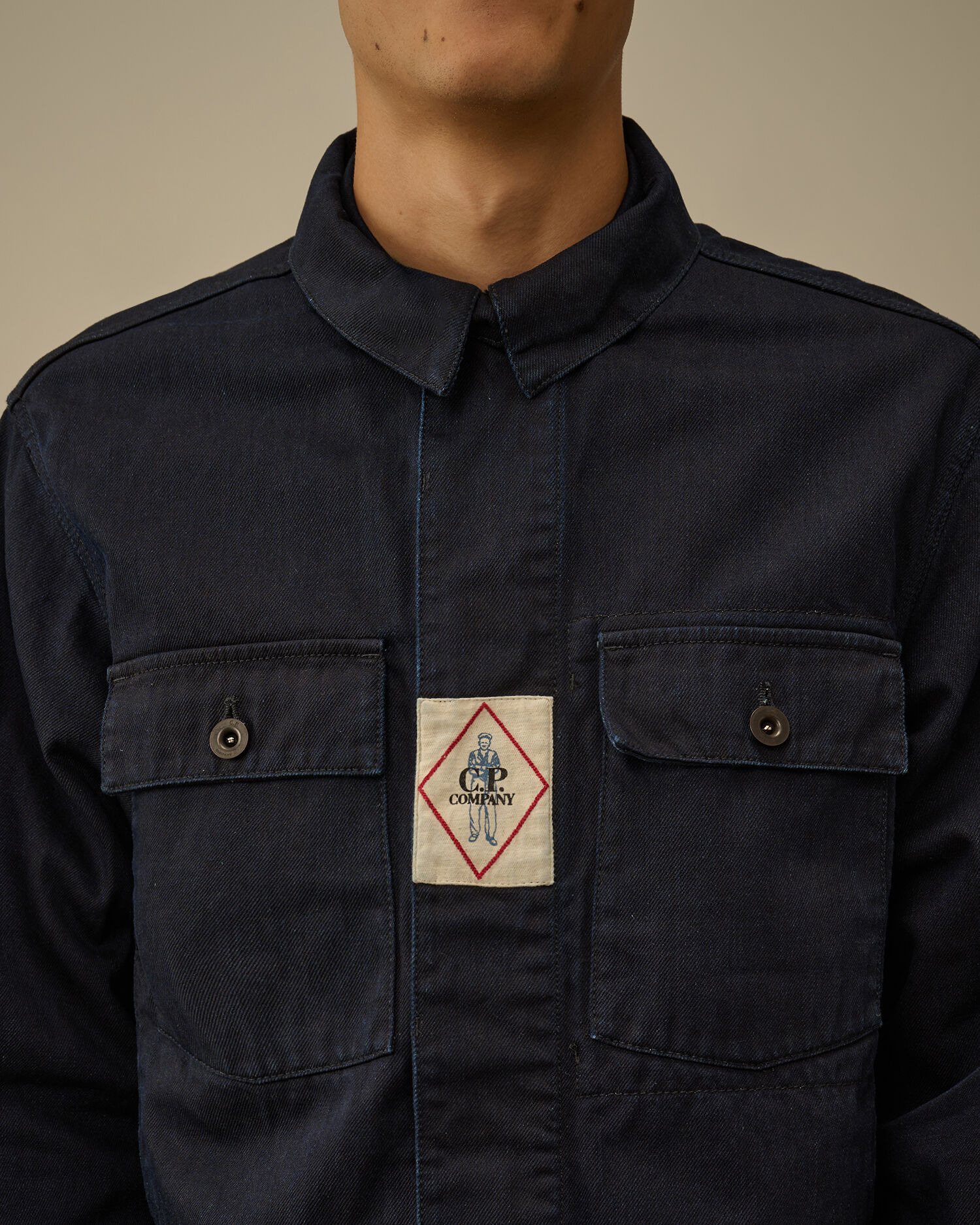 3/4 Plated Denim Short Jacket - 5
