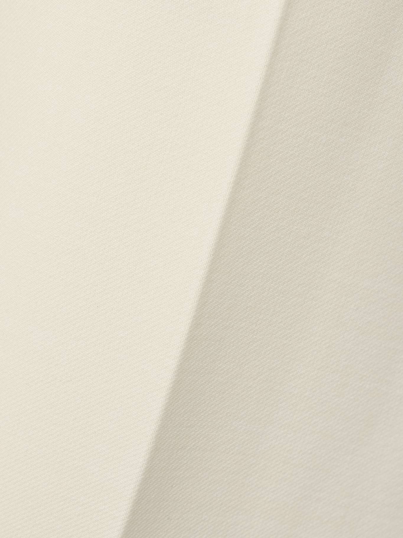 Cambie twill straight-leg pants Cream - 5