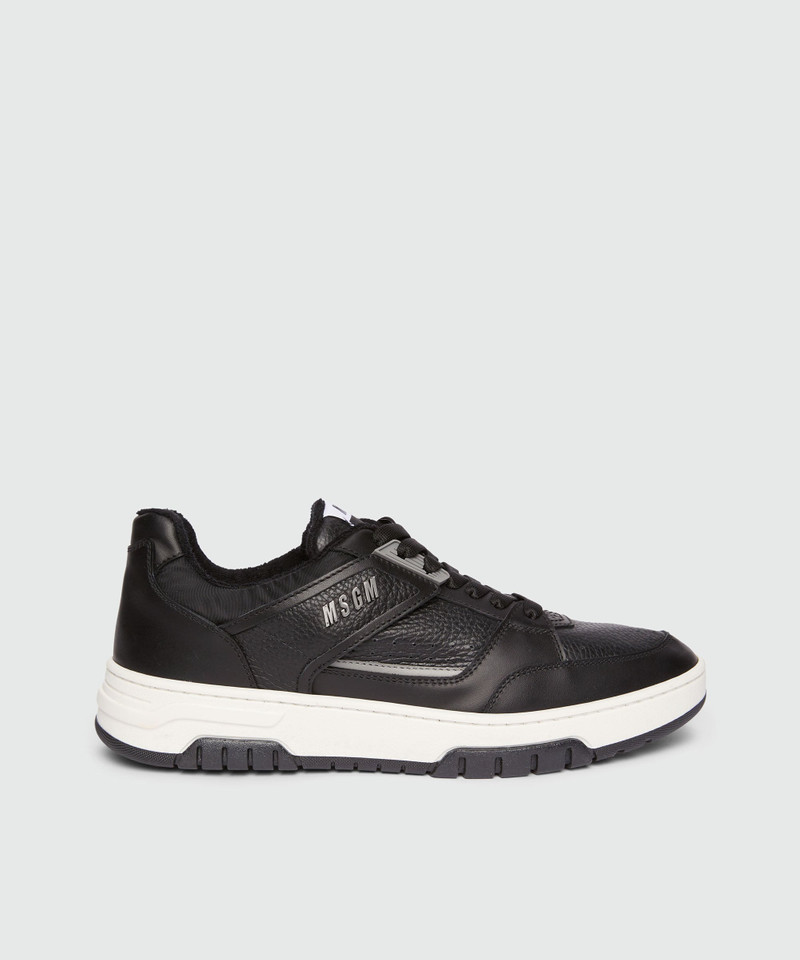 Leather RCK sneakers with MSGM lettering - 1