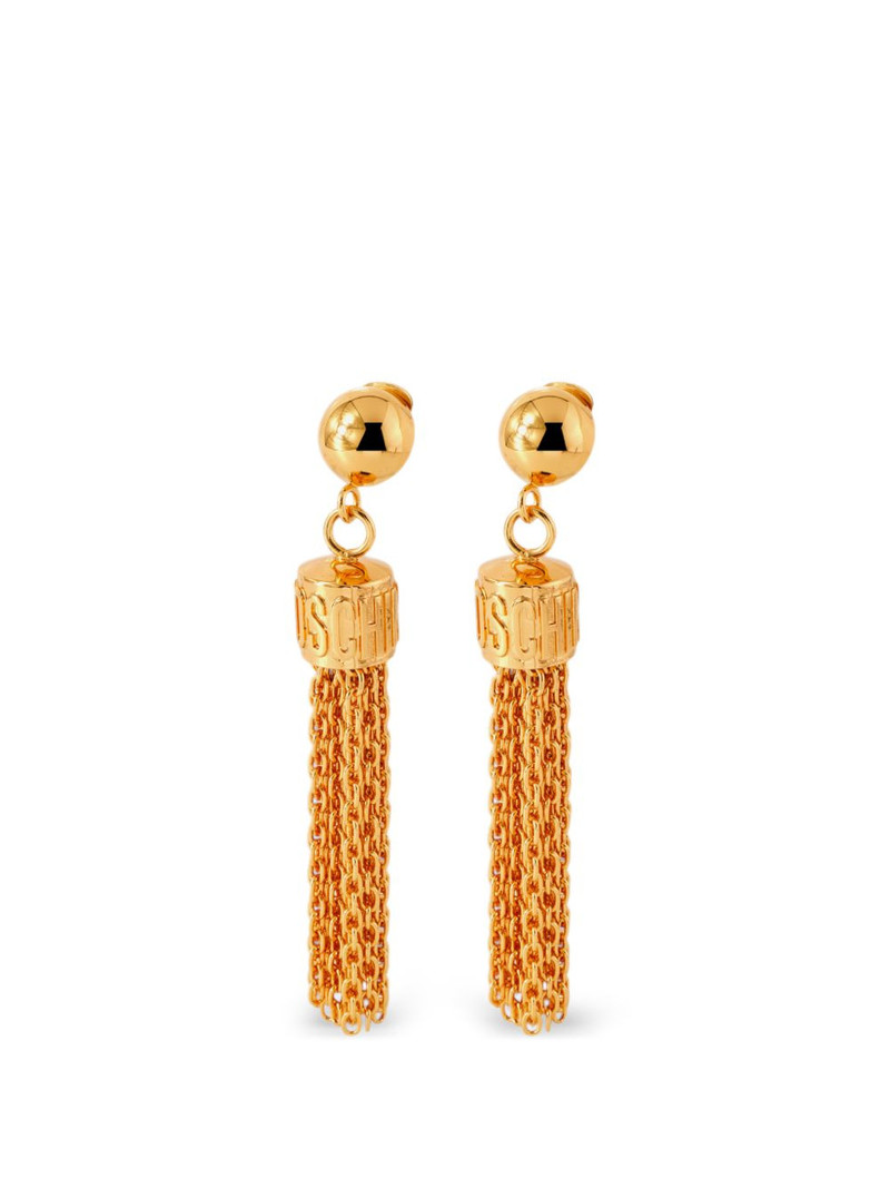 chain tassel clip earrings 3