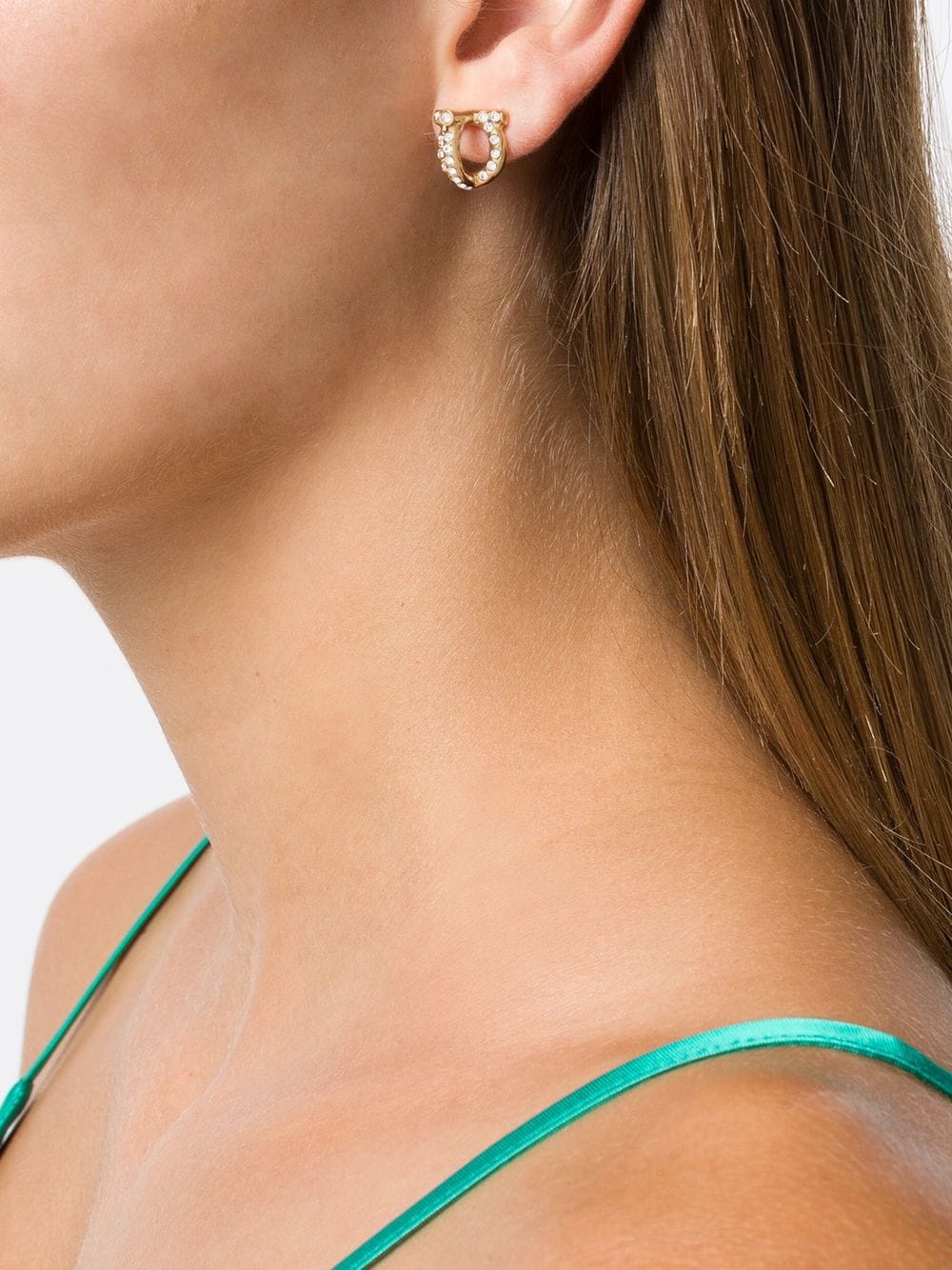 Gancini-motif earrings - 2