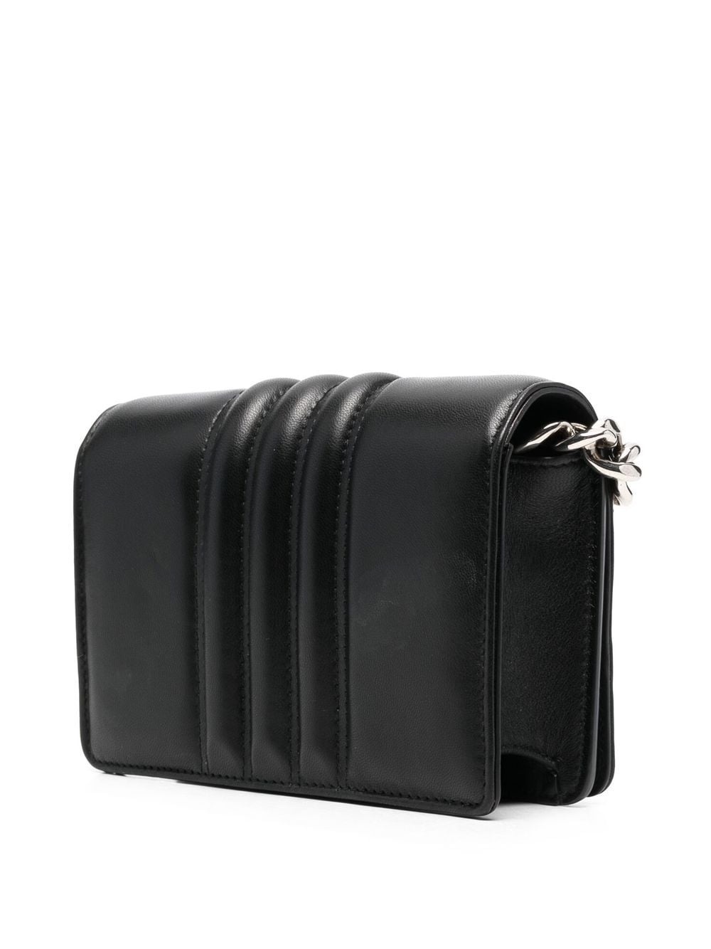 leather chain-link clutch-bag - 3