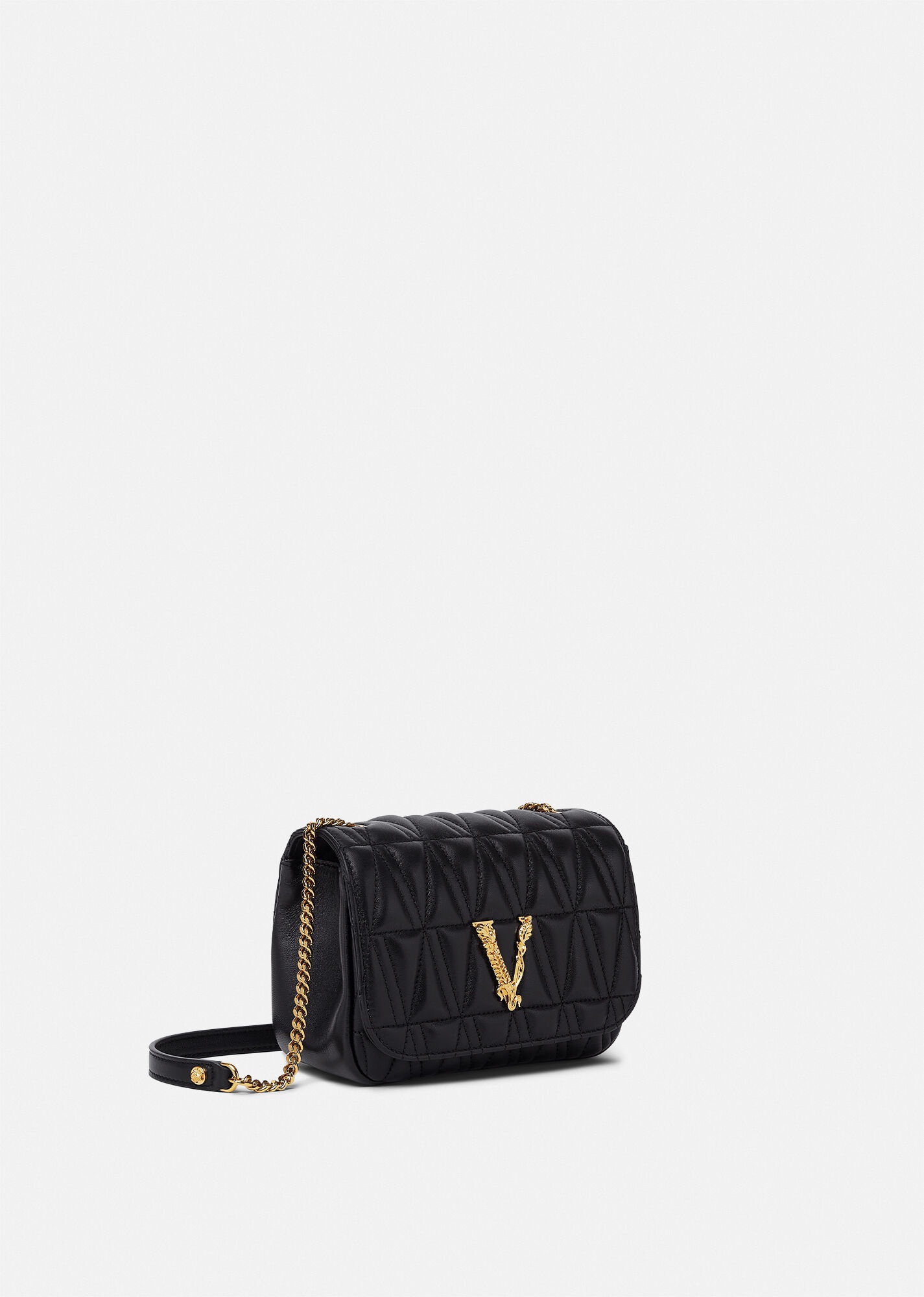Virtus Quilted Nappa Leather Evening Bag - 2