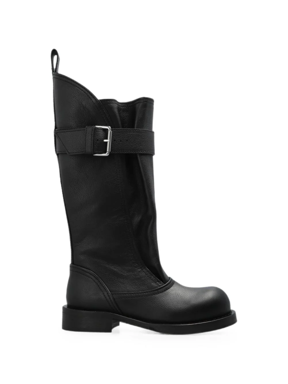 buckled leather boots - 1