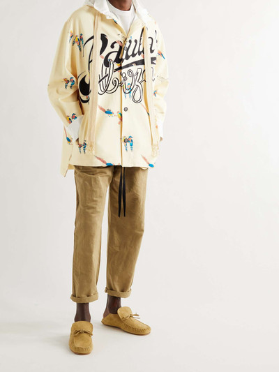 Loewe + Paula's Ibiza Printed Loopback Cotton-Jersey Hoodie outlook