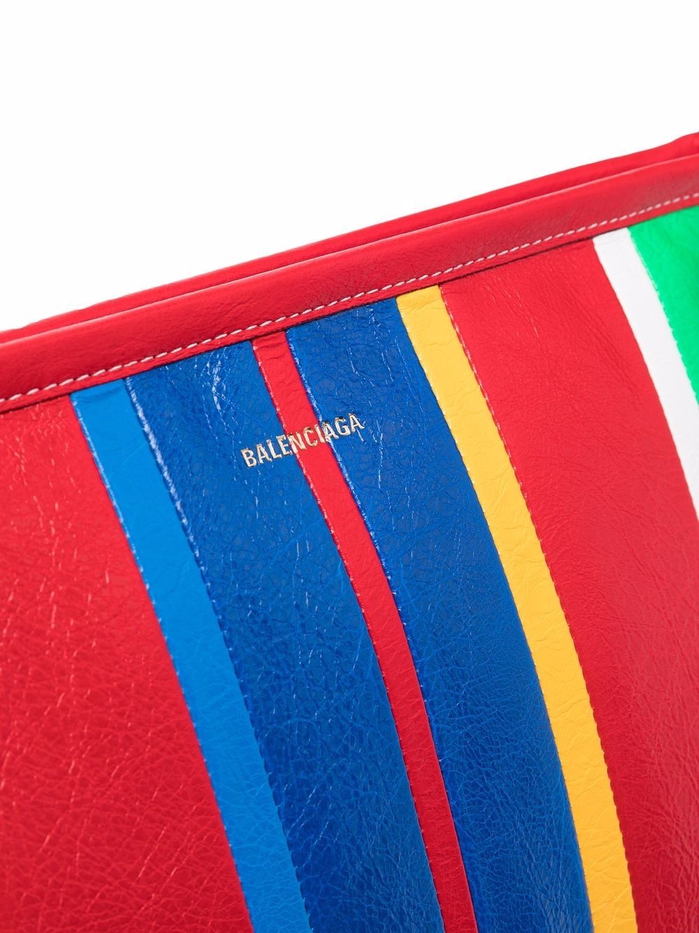 Barbes striped clutch bag - 4