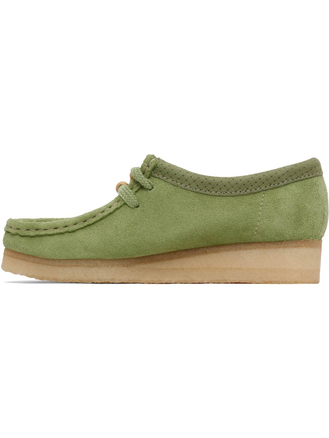Green Wallabee Derbys - 3