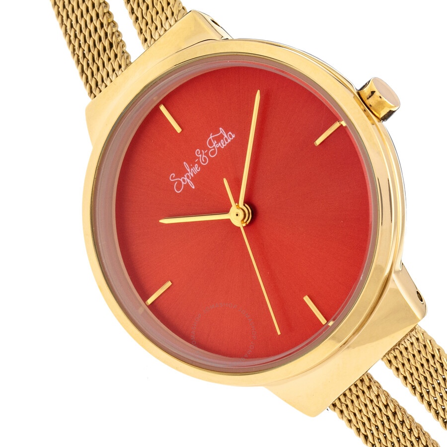 Other Designers Sophie And Freda Sedona Quartz Orange Dial  display picture 3
