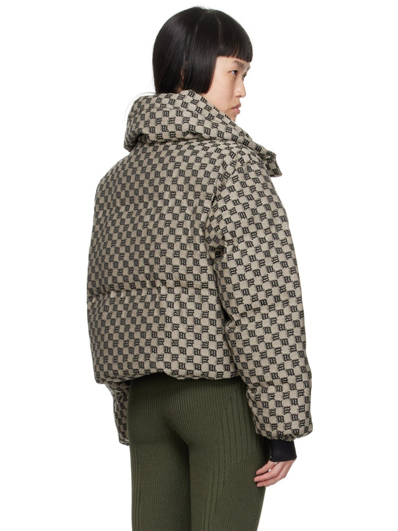 MISBHV Signature Jacquard Canvas Monogram Puffer Jacket 3
