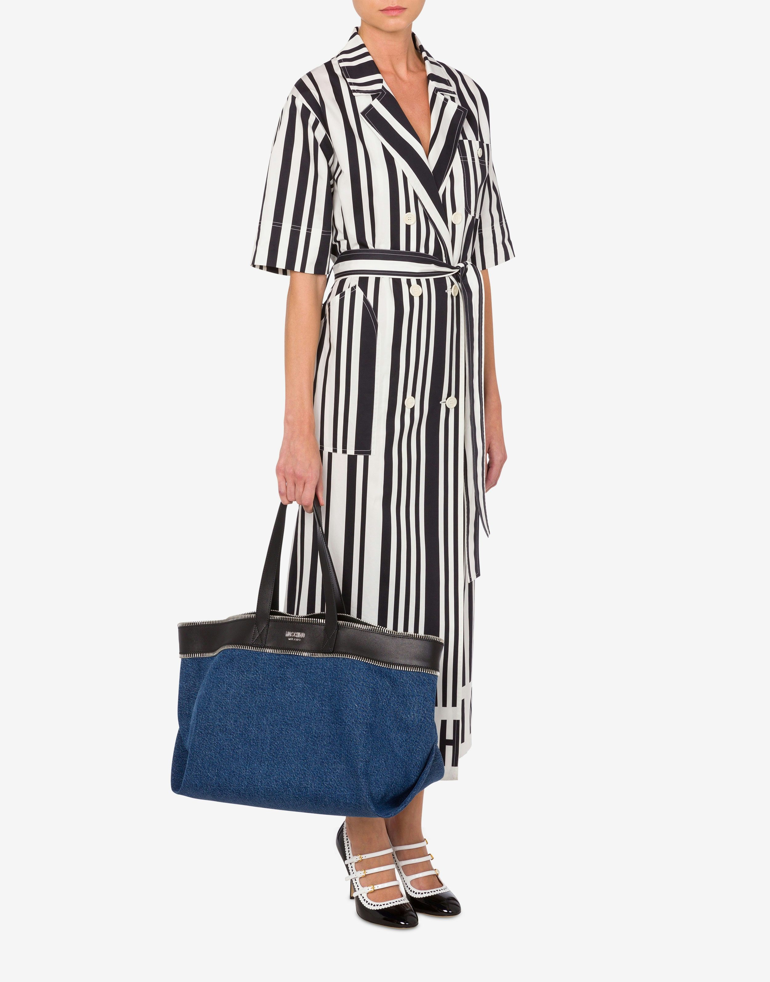 MOSCHINO RIDER DENIM SHOPPER - 5