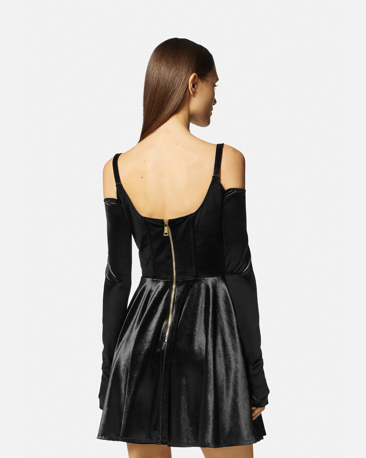 Velvet Corset Dress - 4