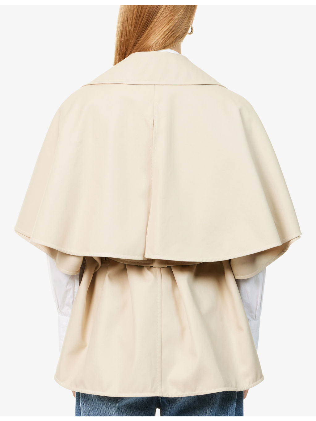 Sigfrid Belted Cotton Cape - 4