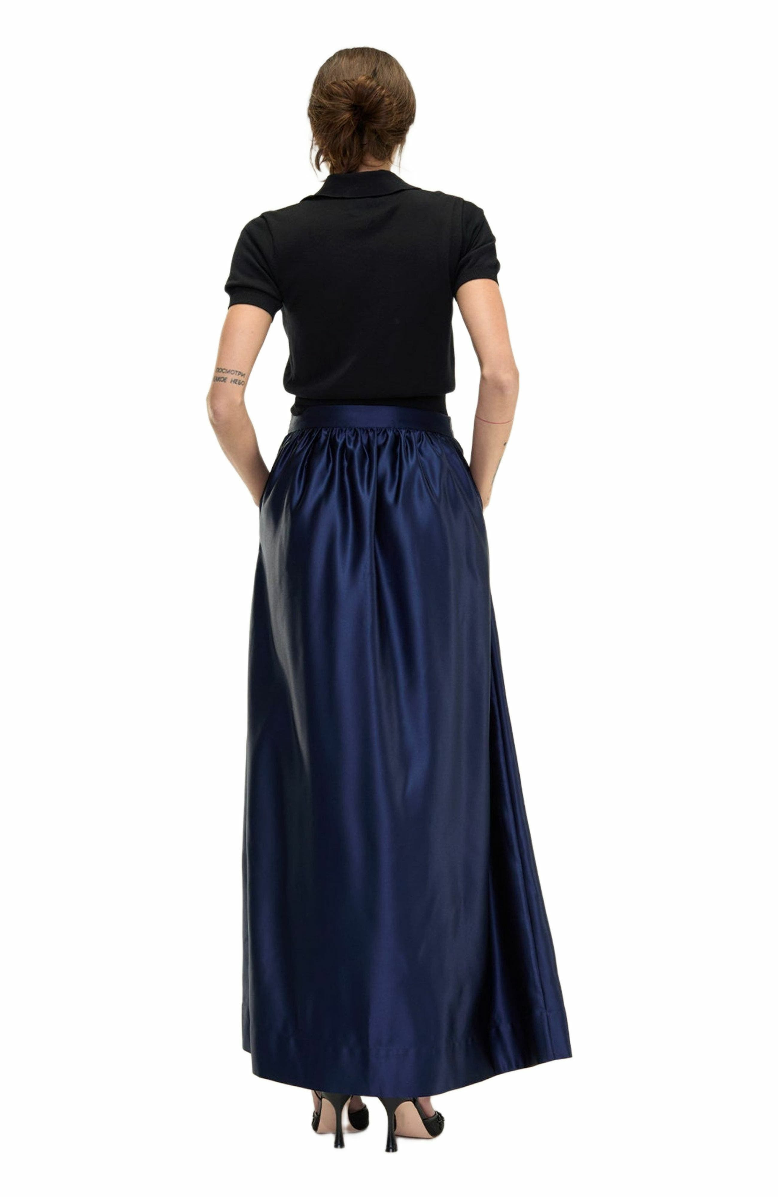 Cynthia Rowley Belle Maxi Skirt in Navy at Nordstrom - 5