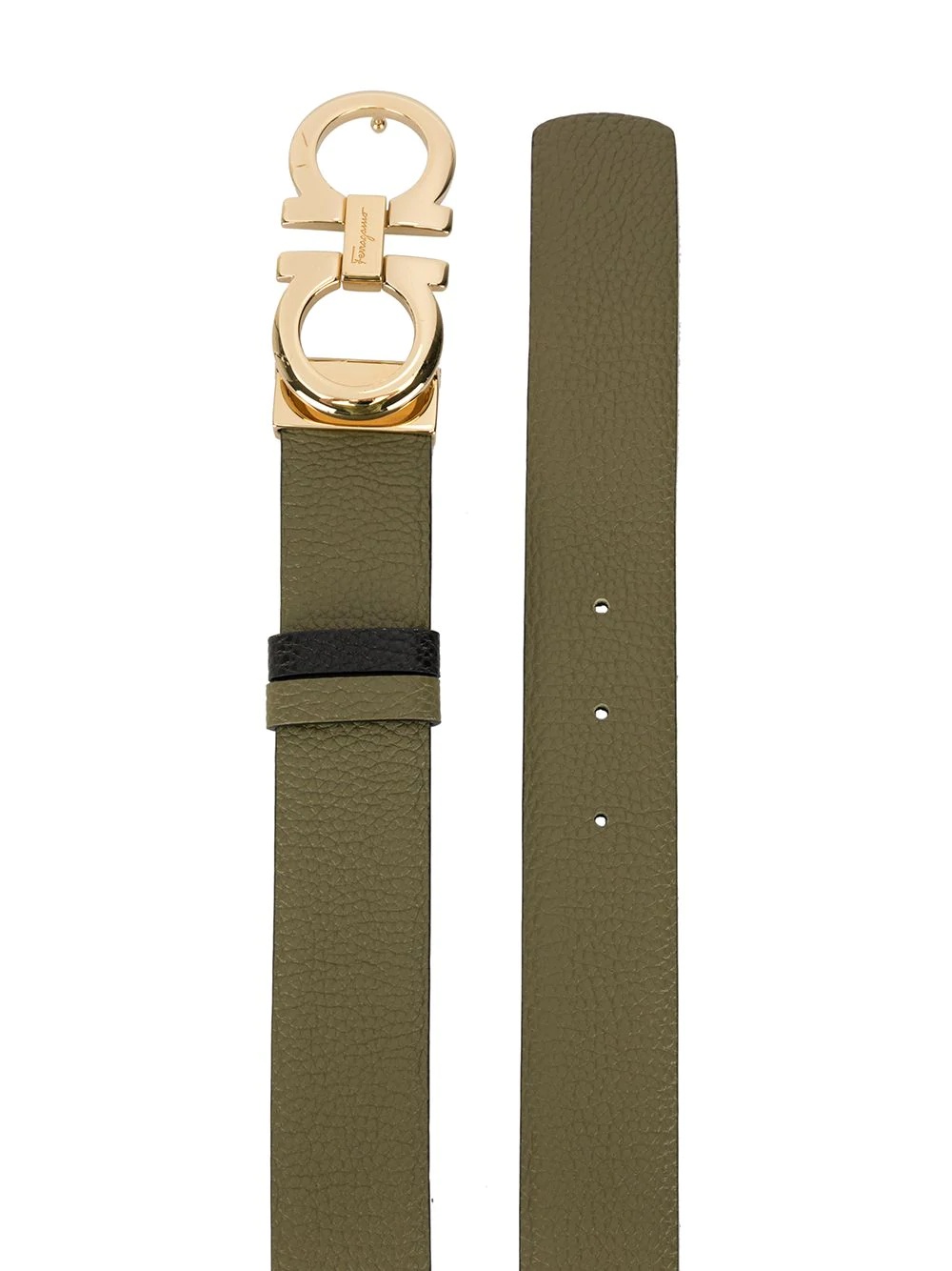 Gancini buckle reversible belt - 2