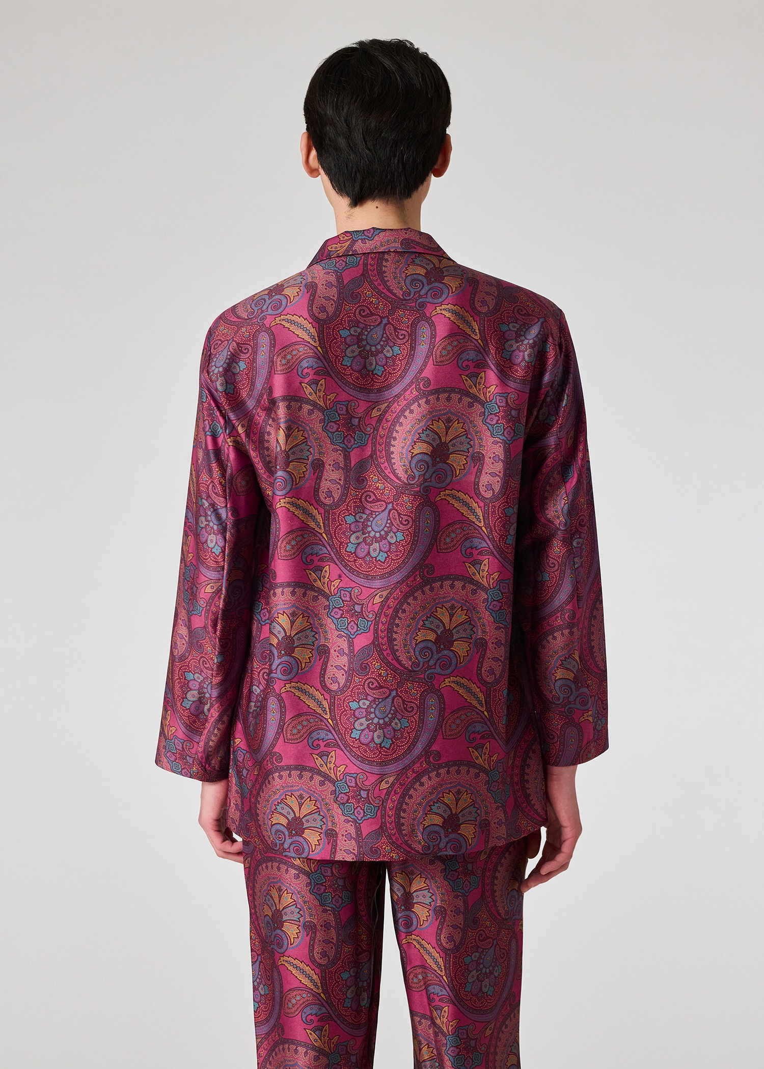 Daniel Hanson For Paul Smith - Paisley Silk Pyjama Shirt - 5
