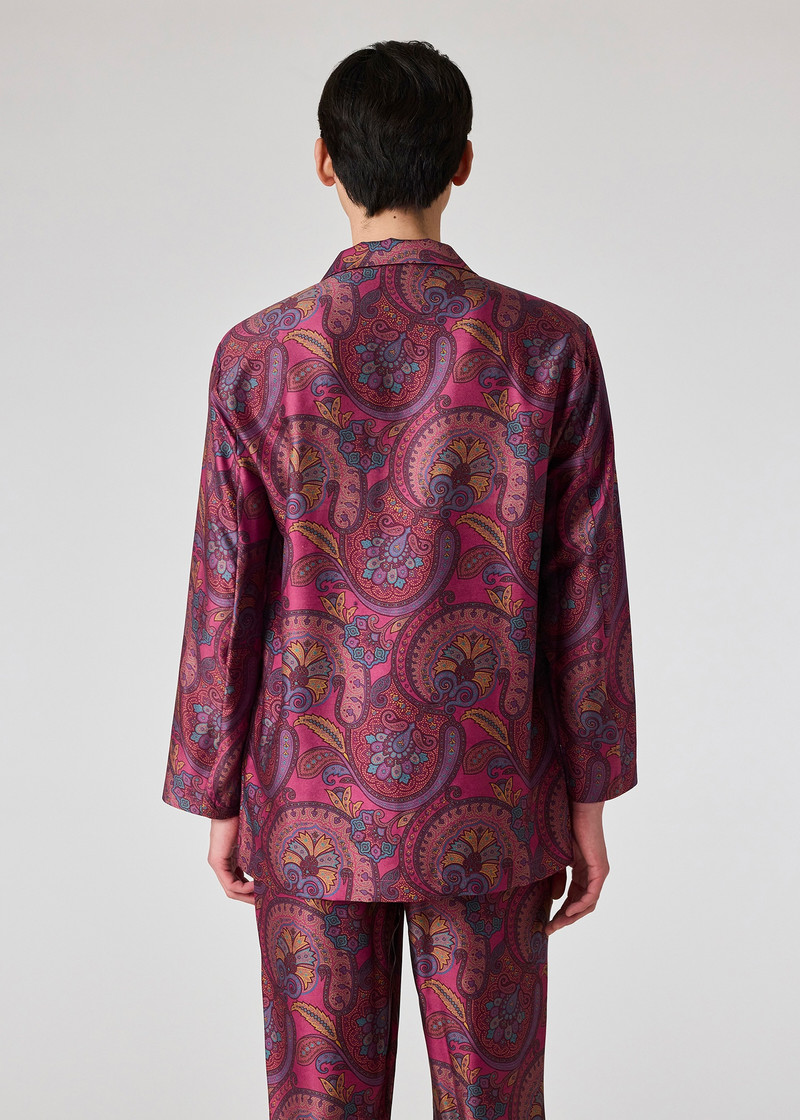 Daniel Hanson For Paul Smith - Paisley Silk Pyjama Shirt 5