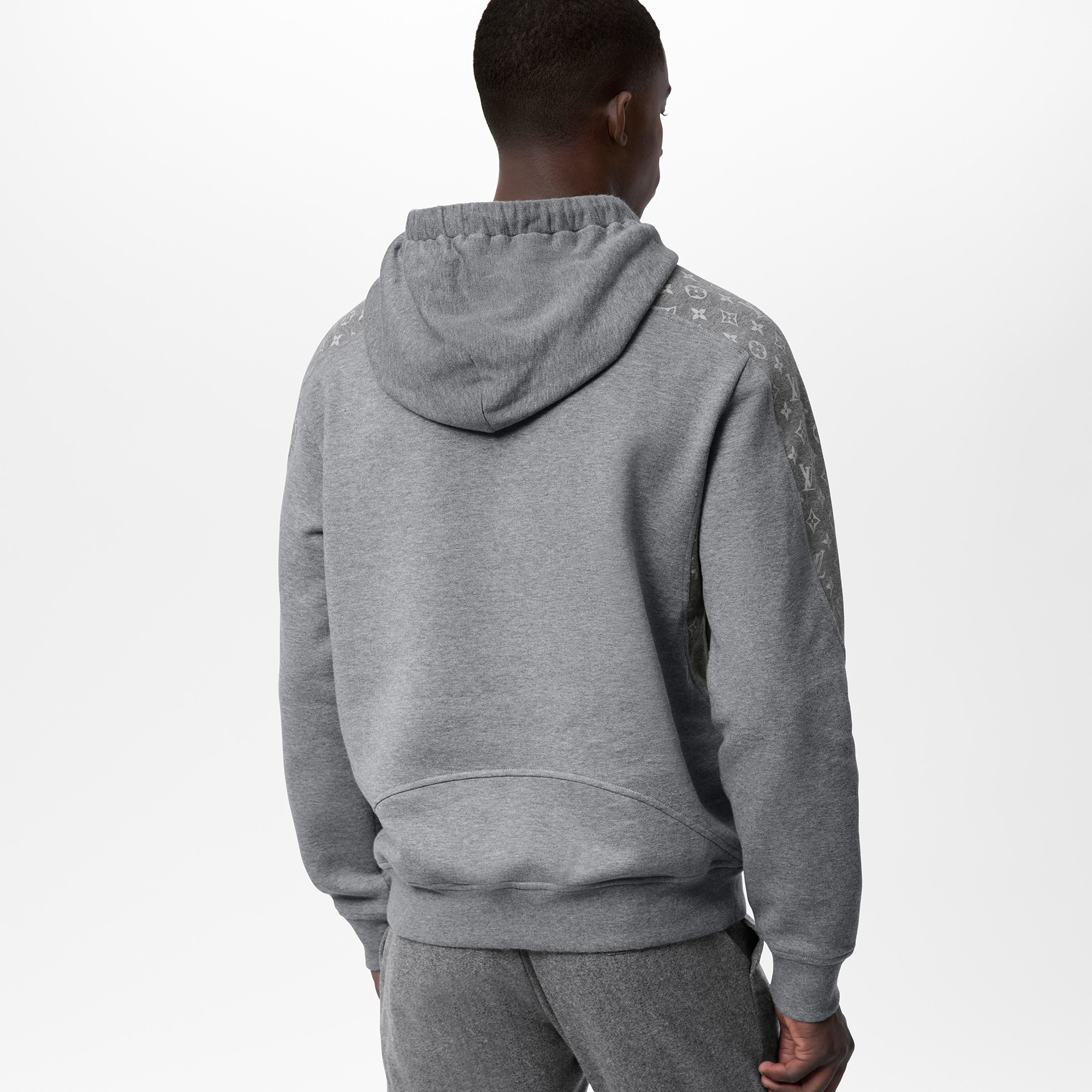 Monogram Circle Cut Hoodie - 4