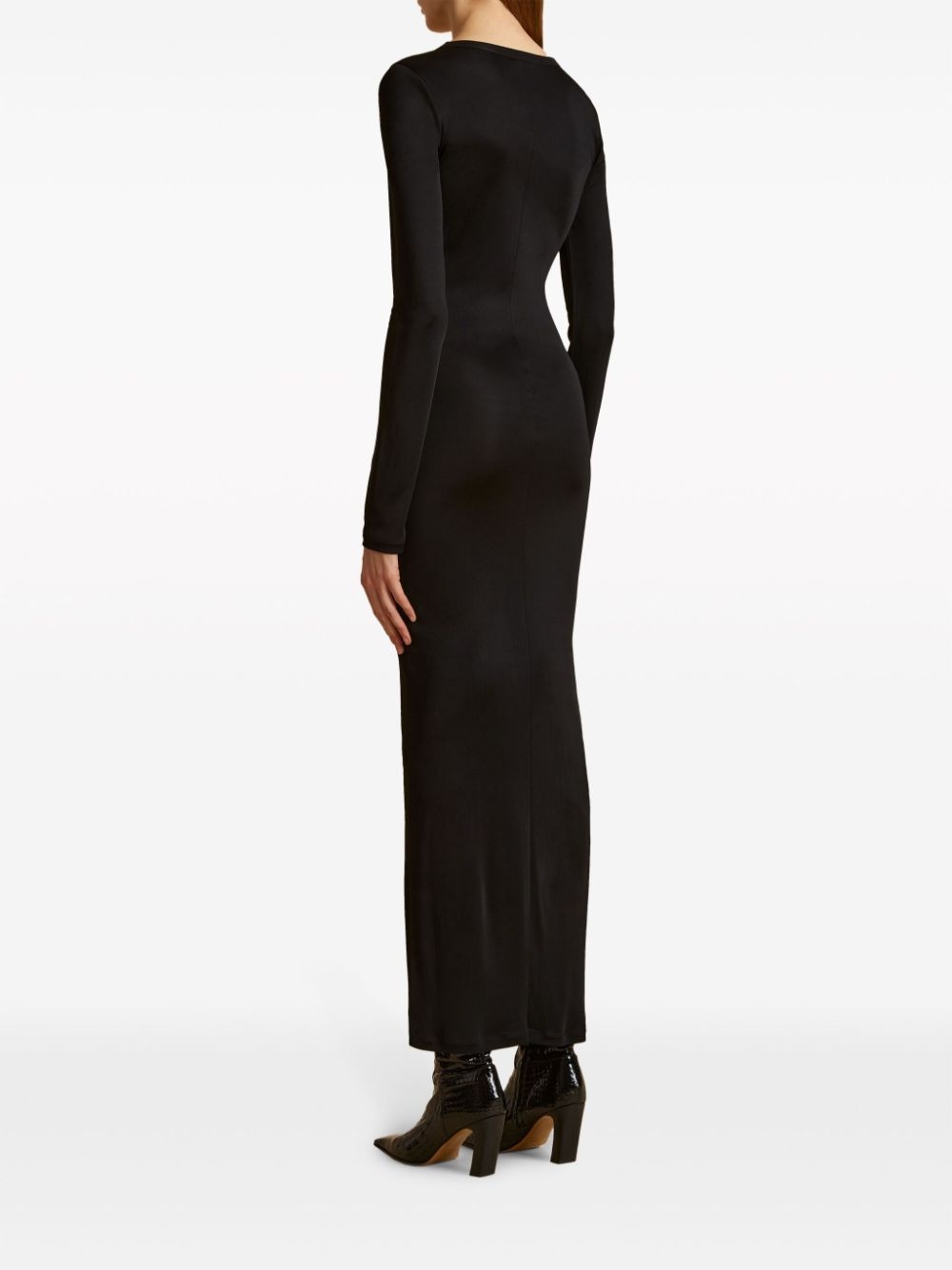 KHAITE The Bayra midi dress | farfetch | REVERSIBLE