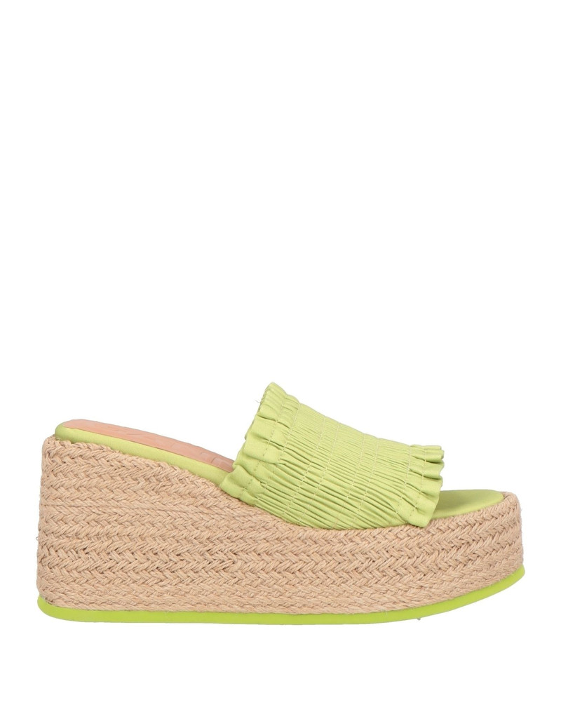 Acid green Women's Espadrilles 1