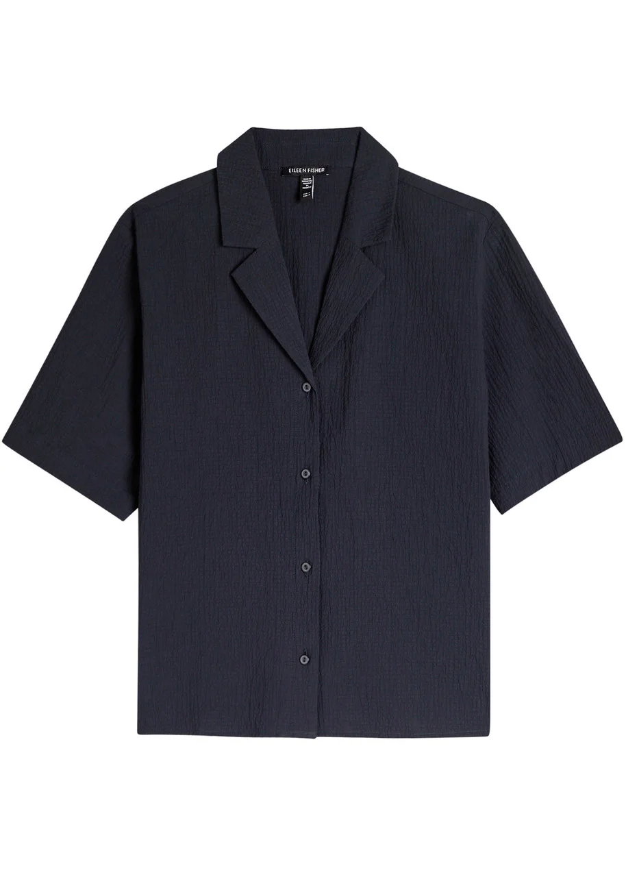 Eileen Fisher Seersucker Shirt - 1