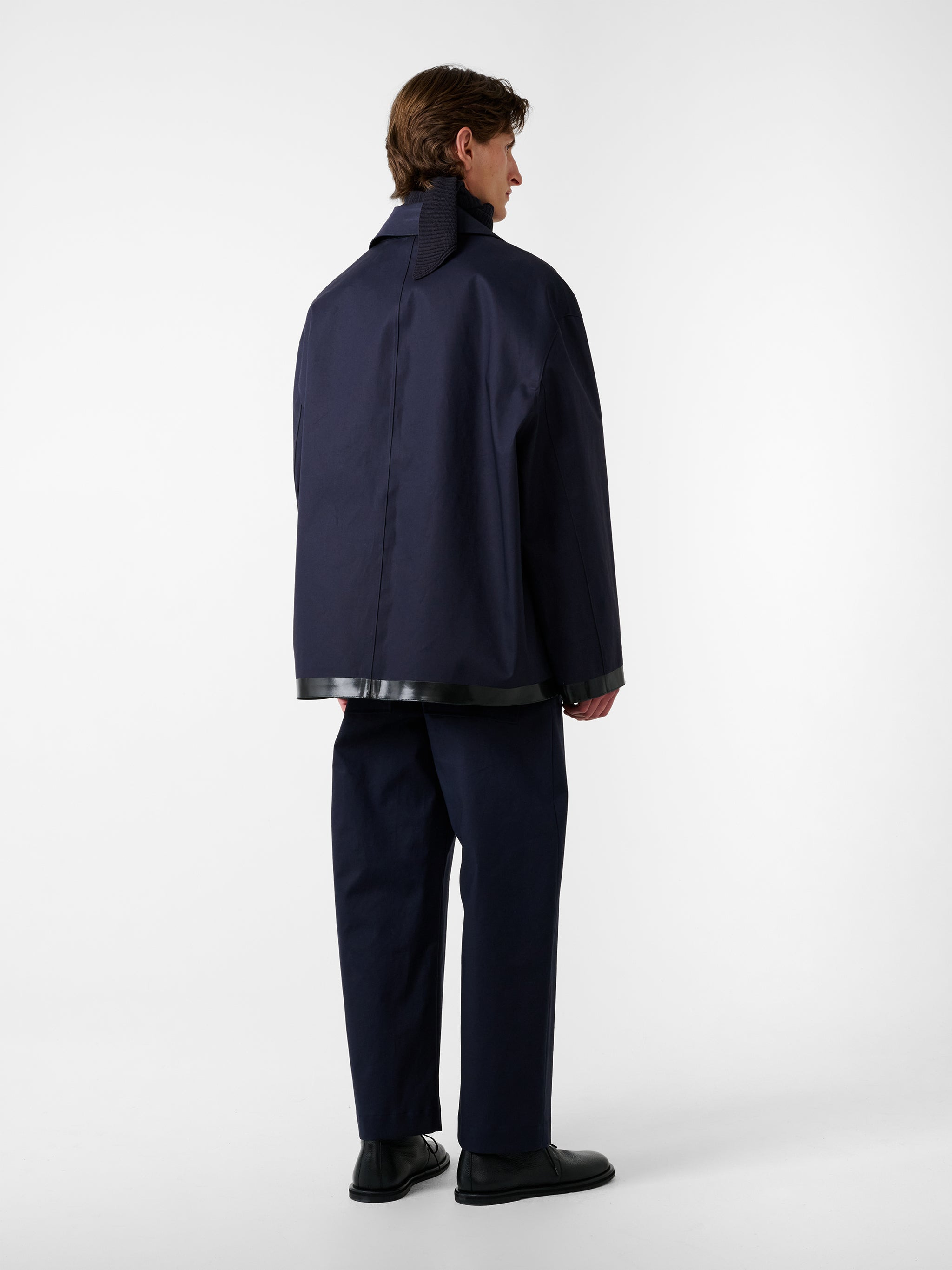 SN x Mackintosh Teviot Short Mac Coat - 7