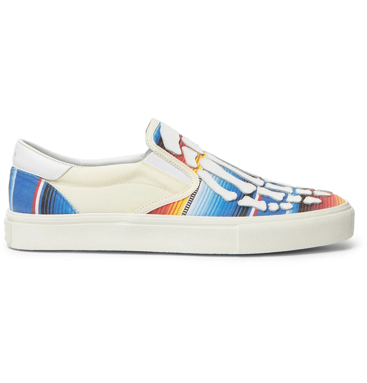 Baja Skel-Toe Canvas and Leather Slip-On Sneakers - 1